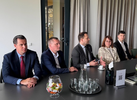 Ekonomikos ir inovacijų ministras Edvinas Grikšas lankėsi Ukmergėje