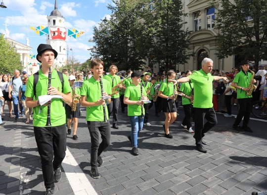 Ukmergiškiai dalyvavo Lietuvos dainų šventės dalyvių eitynėse
