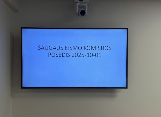 Saugaus eismo komisijos posėdžio akimirkos