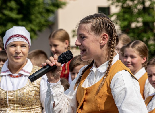 Parodos atidarymas „Mūsų skambantis kraštas. Ukmergiškiai dainų šventėse“