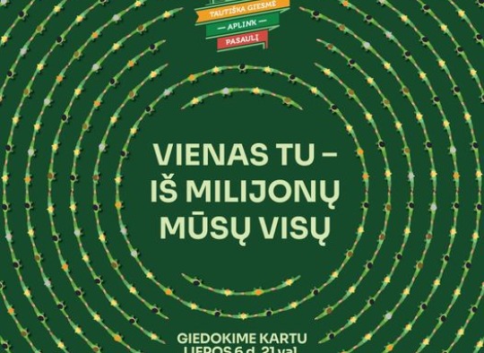 Tautinės giesmės giedojimas