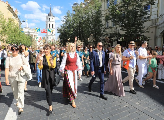 Ukmergiškiai dalyvavo Lietuvos dainų šventės dalyvių eitynėse