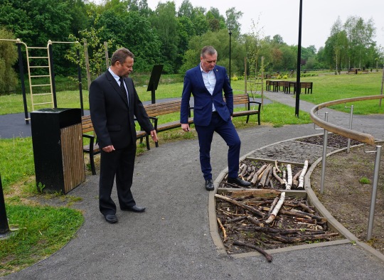 Savivaldybės vadovai lankėsi Sveikatos parke  