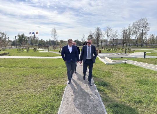 Radviliškio rajono savivaldybės atstovų vizitas Ukmergėje