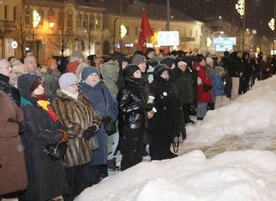Ukmergėje paminėtos Sausio 13-osios 35-osios metinės