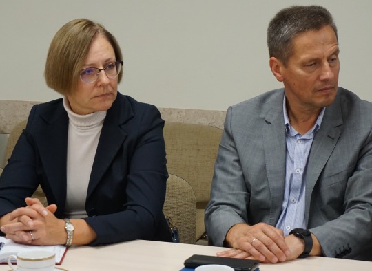 Civilinės saugos stalo pratybų dalyviai