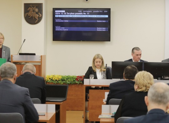 Posėdžio akimirkos