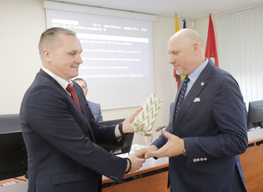 Tarybos posėdžio akimirkos