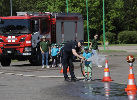 Ukmergiškiai darželinukai rinkosi į Sporto šventę