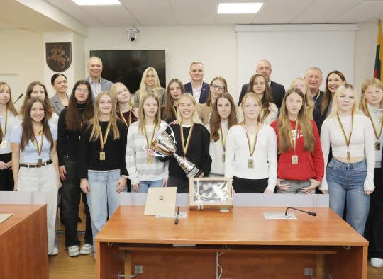 Savivaldybėje pasveikintos LMFA II lygos čempionės – „SC-Ukmergė“ komanda