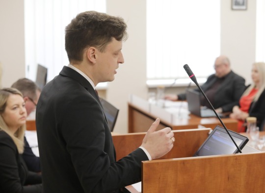 Tarybos posėdžio akimirkos
