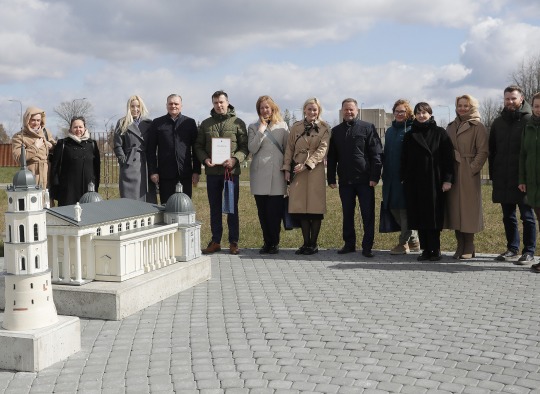 Naujų parko miniatiūrų pristatymo akimirkos