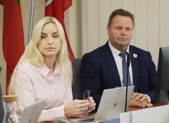 Posėdžio akimirkos