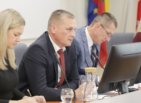 Tarybos posėdžio akimirkos