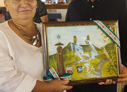 Kiškunmaišos miesto mero Zsolt Patkós dovana Ukmergės rajono savivaldybei