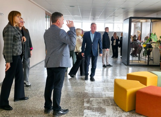 Švietimo įstaigų vadovų vizito akimirkos