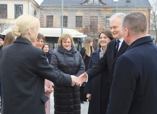 Lietuvos Respublikos Prezidentas Gitanas Nausėda atvyko šiandien į Ukmergę