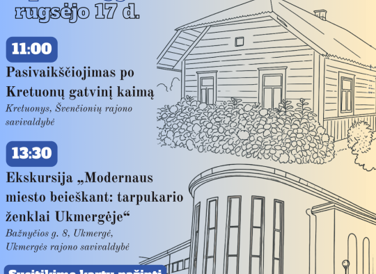 Rugsėjo mėnesio renginiai Ukmergėje ir rajone