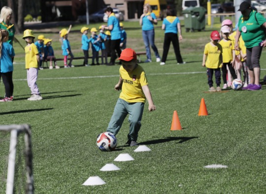 Ukmergiškiai darželinukai rinkosi į Sporto šventę