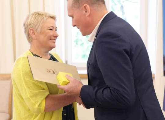 Ukmergės rajono savivaldybėje padėkota Lietuvos moksleivių dainų šventės dalyvių vadovams, pedagogams ir koordinatoriams