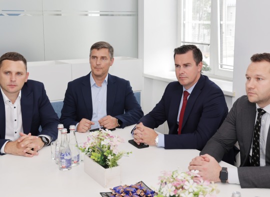 Ekonomikos ir inovacijų ministras Edvinas Grikšas lankėsi Ukmergėje