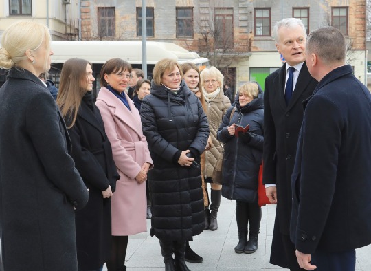 Lietuvos Respublikos Prezidentas Gitanas Nausėda atvyko šiandien į Ukmergę