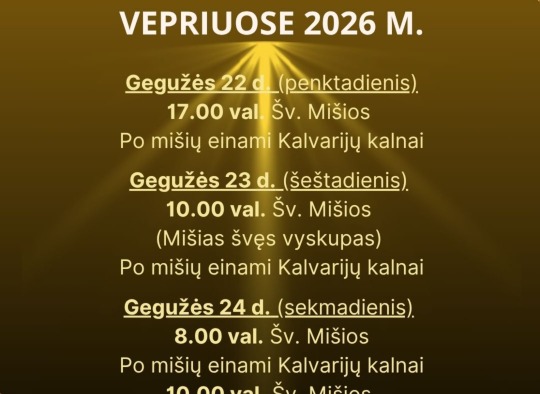 Gegužės mėnesio renginiai Ukmergėje ir rajone