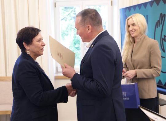 Ukmergės rajono savivaldybėje padėkota Lietuvos moksleivių dainų šventės dalyvių vadovams, pedagogams ir koordinatoriams