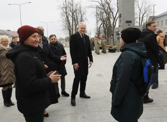 Lietuvos Respublikos Prezidentas Gitanas Nausėda atvyko šiandien į Ukmergę