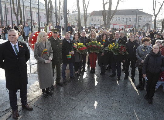 Ukmergėje iškilmingai paminėtos 36-osios Lietuvos Nepriklausomybės atkūrimo metinės