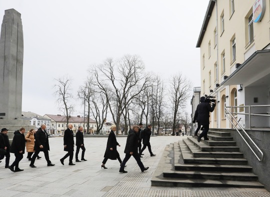 Lietuvos Respublikos Prezidentas Gitanas Nausėda atvyko šiandien į Ukmergę