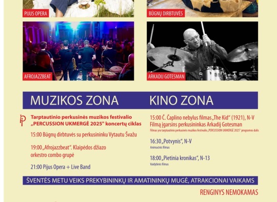 Rugpjūčio mėnesio renginiai Ukmergėje ir rajone