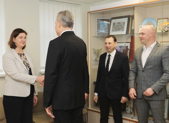 Lietuvos Respublikos Prezidentas Gitanas Nausėda atvyko šiandien į Ukmergę