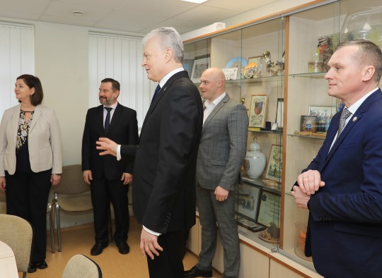 Lietuvos Respublikos Prezidentas Gitanas Nausėda atvyko šiandien į Ukmergę