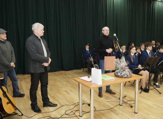 Ukmergės rajono tautodailininkų kūrybos parodos atidarymo akimirkos