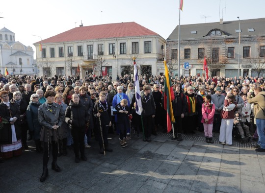 Ukmergėje iškilmingai paminėtos 36-osios Lietuvos Nepriklausomybės atkūrimo metinės