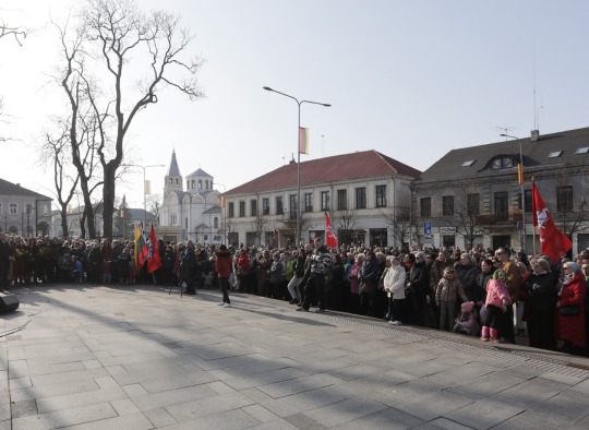 Ukmergėje iškilmingai paminėtos 36-osios Lietuvos Nepriklausomybės atkūrimo metinės