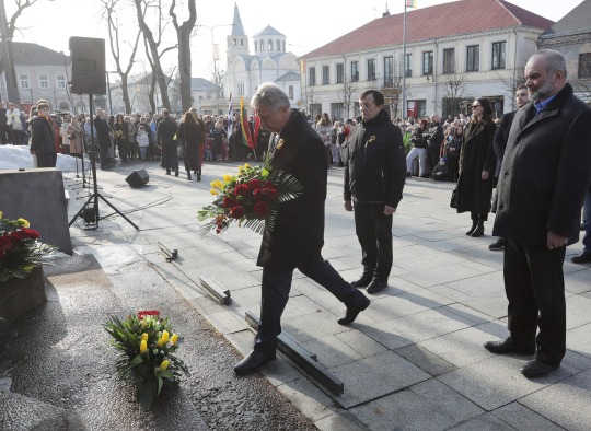Ukmergėje iškilmingai paminėtos 36-osios Lietuvos Nepriklausomybės atkūrimo metinės