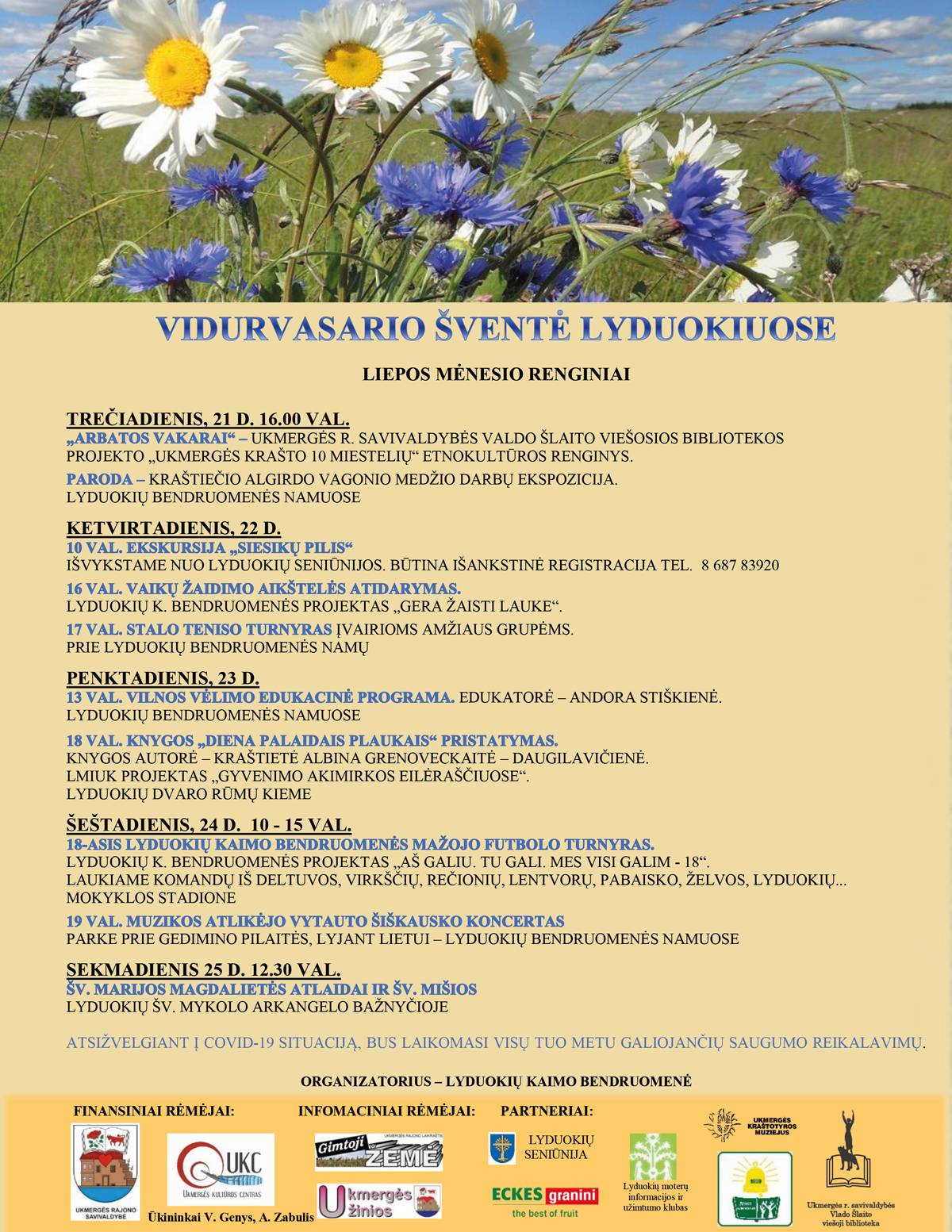 Šventės programa