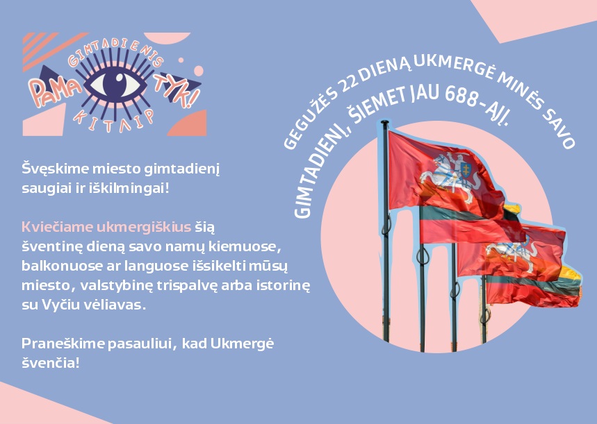 Kvietimas iškelti vėliavas