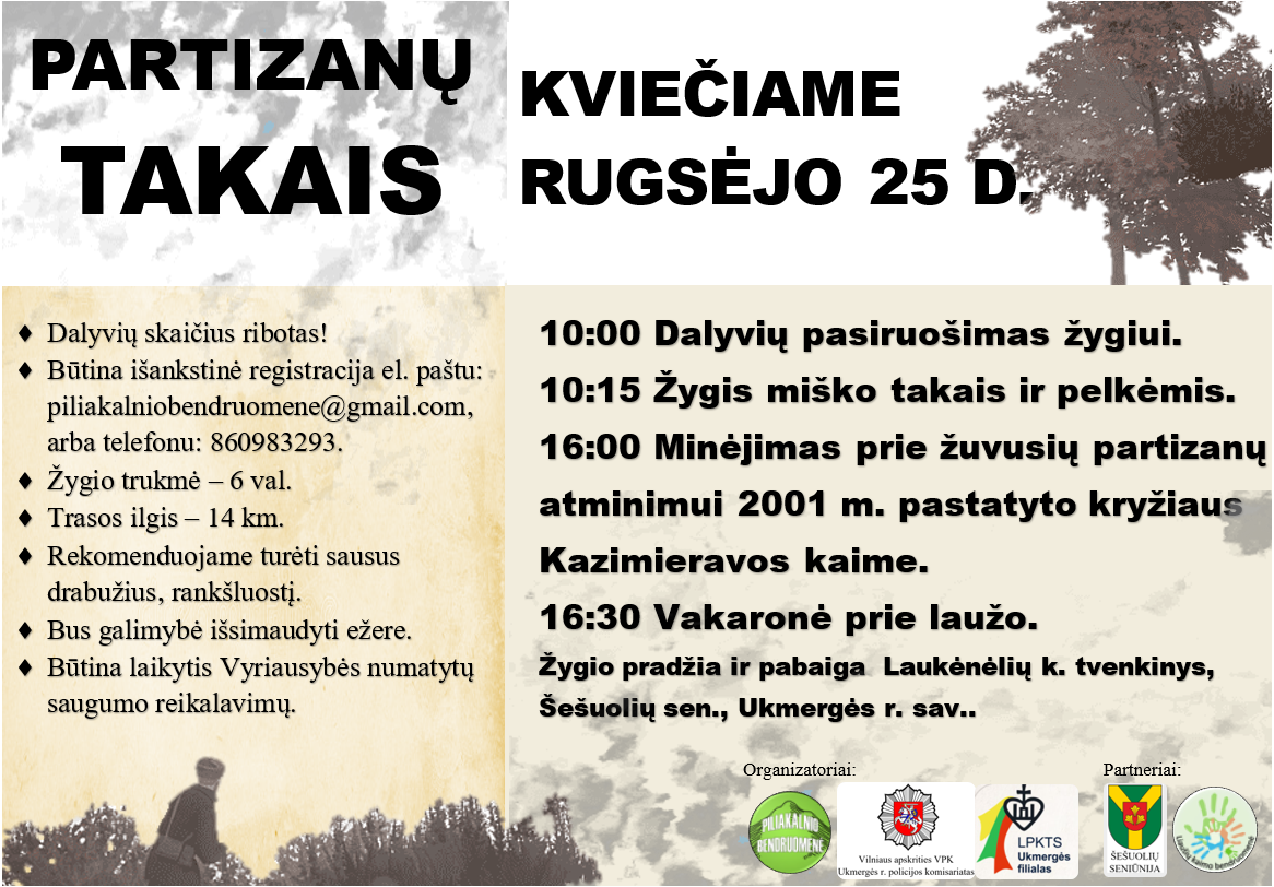 Pėsčiųjų žygio programa