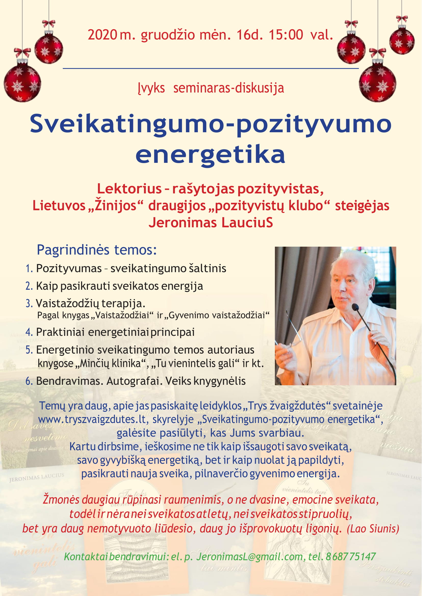 Diskusijos temos