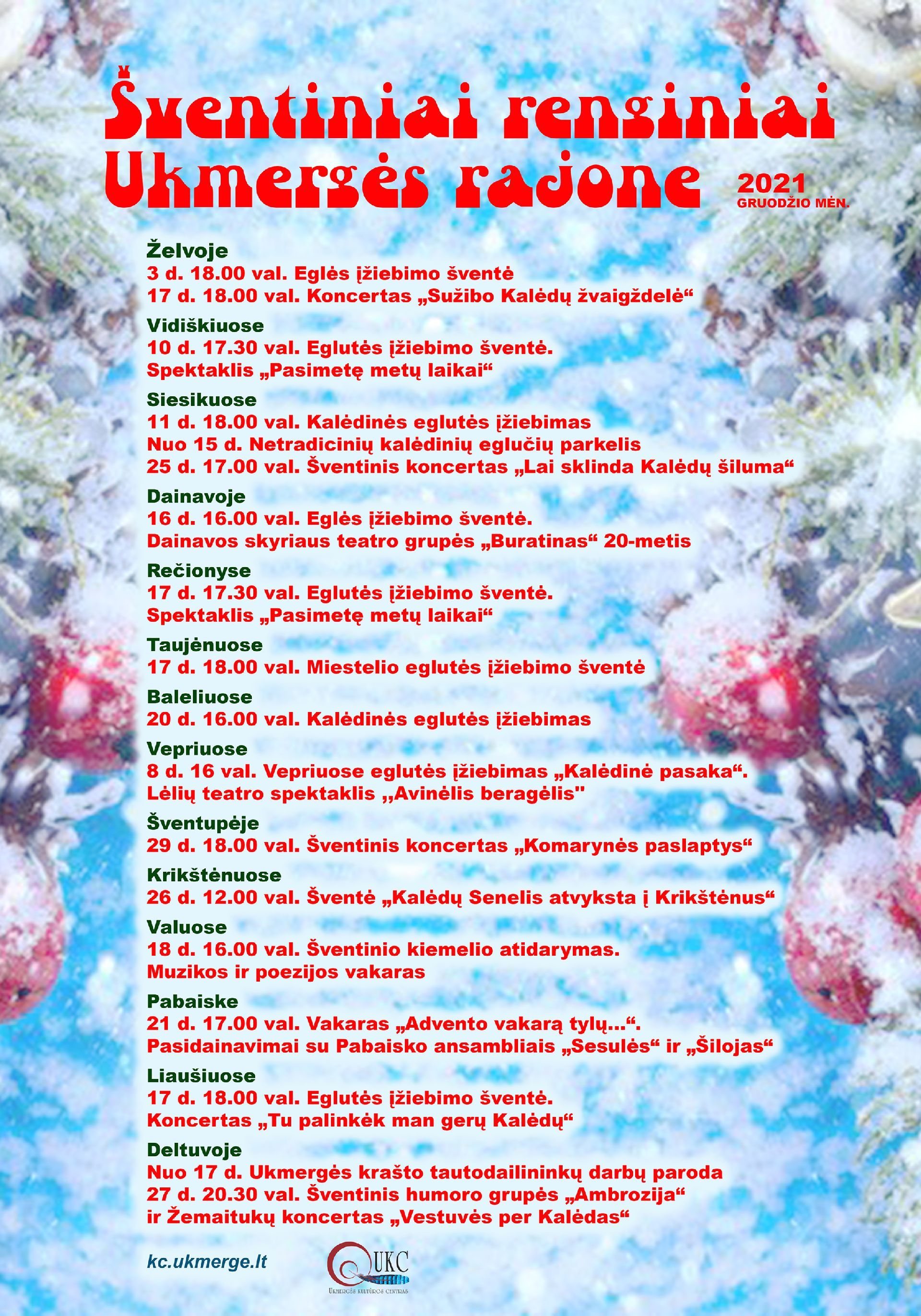 Šventiniai renginiai rajone