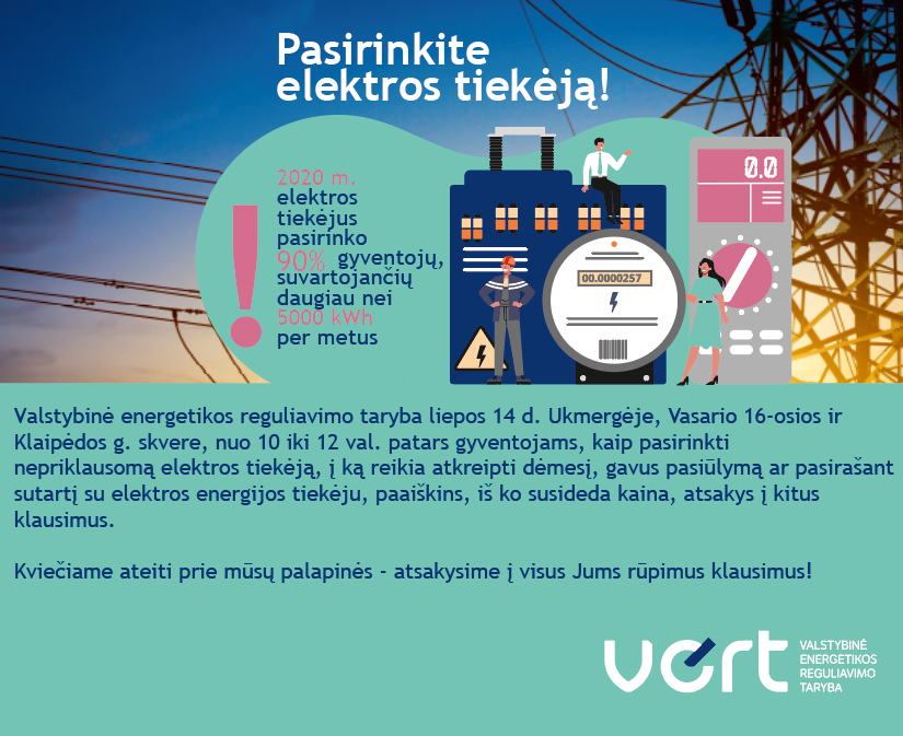 Elektros tiekėjus pasirinko 90% gyventojų