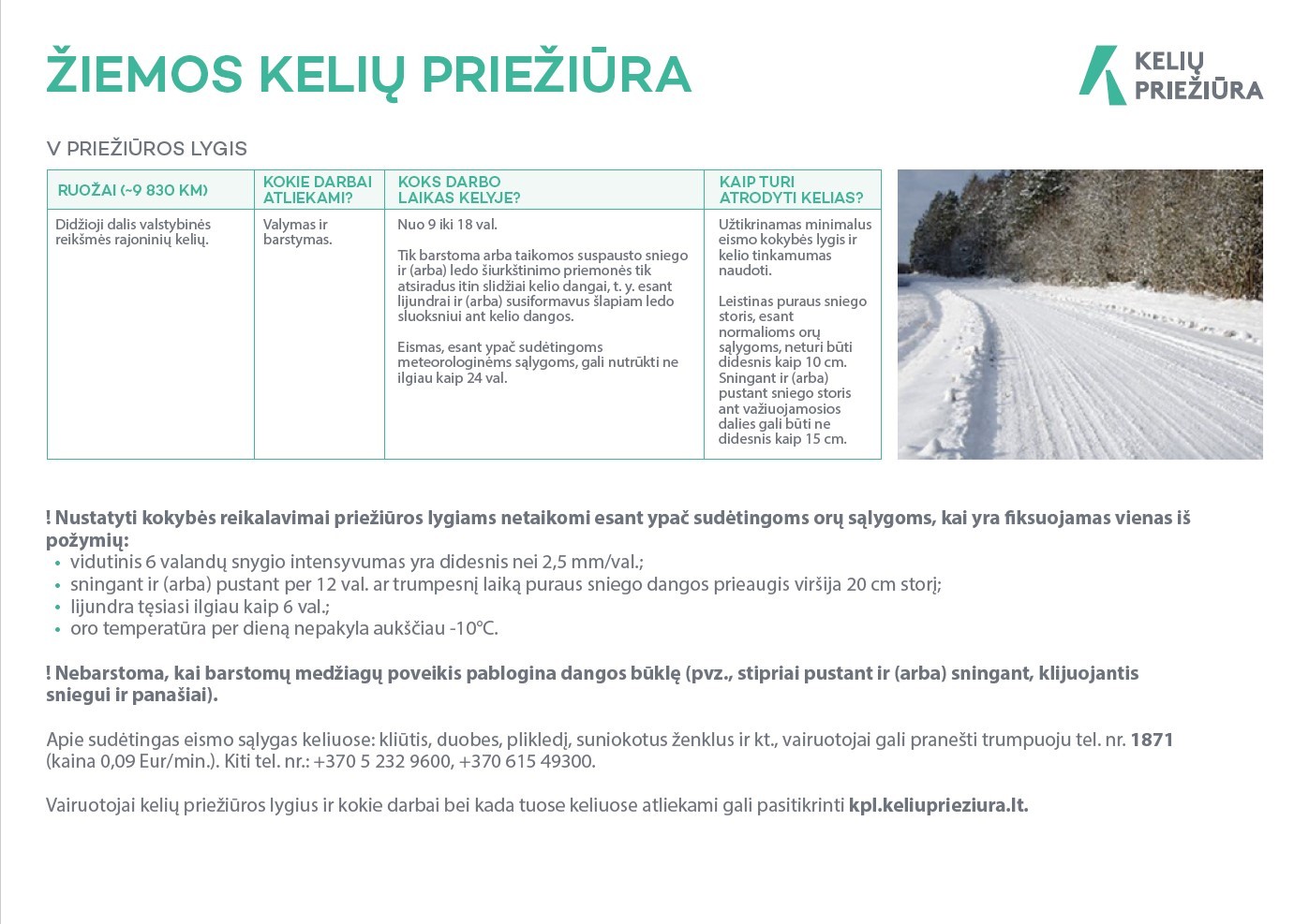 V priežiūros lygis